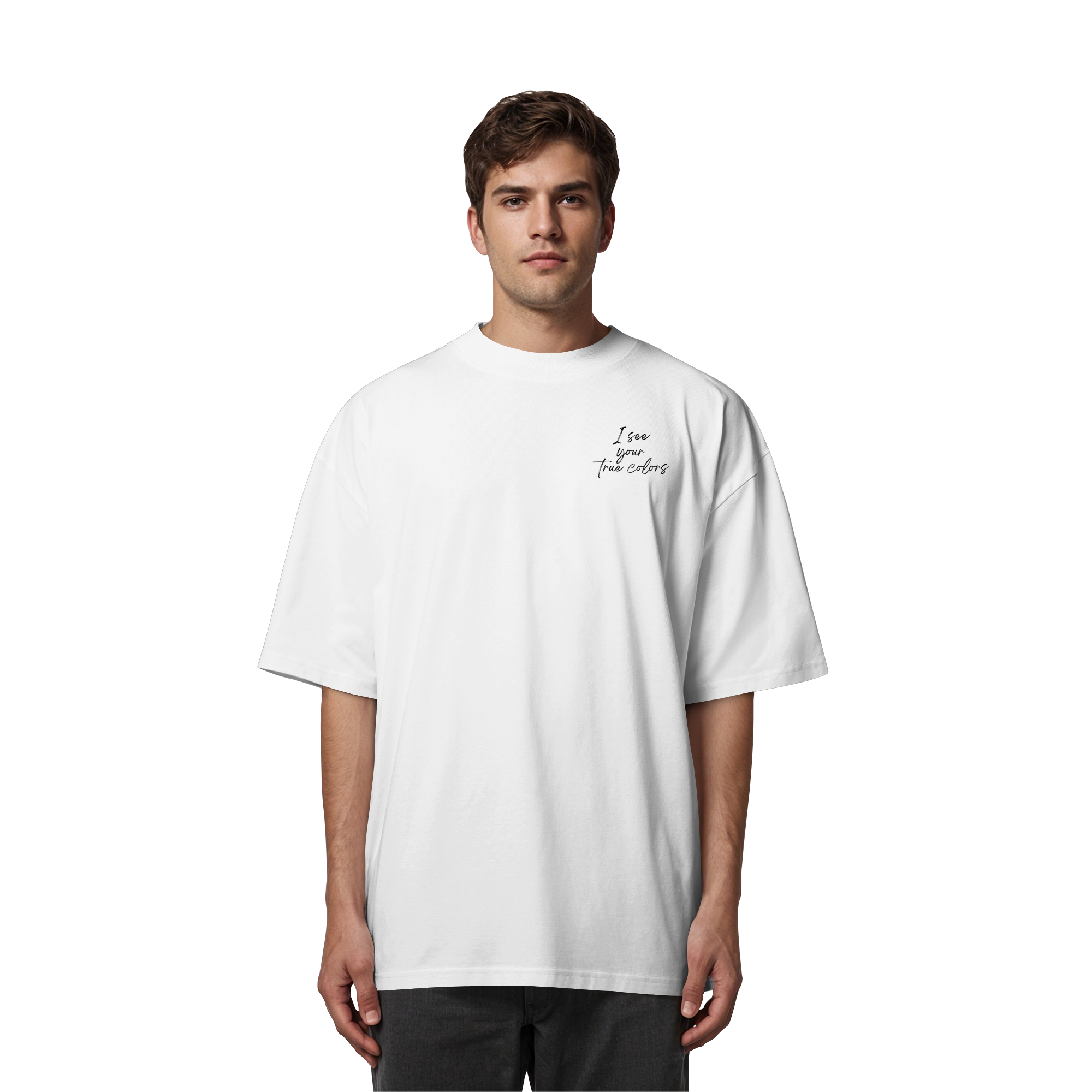 I see your True colors Backprint - Organic Oversize Shirt