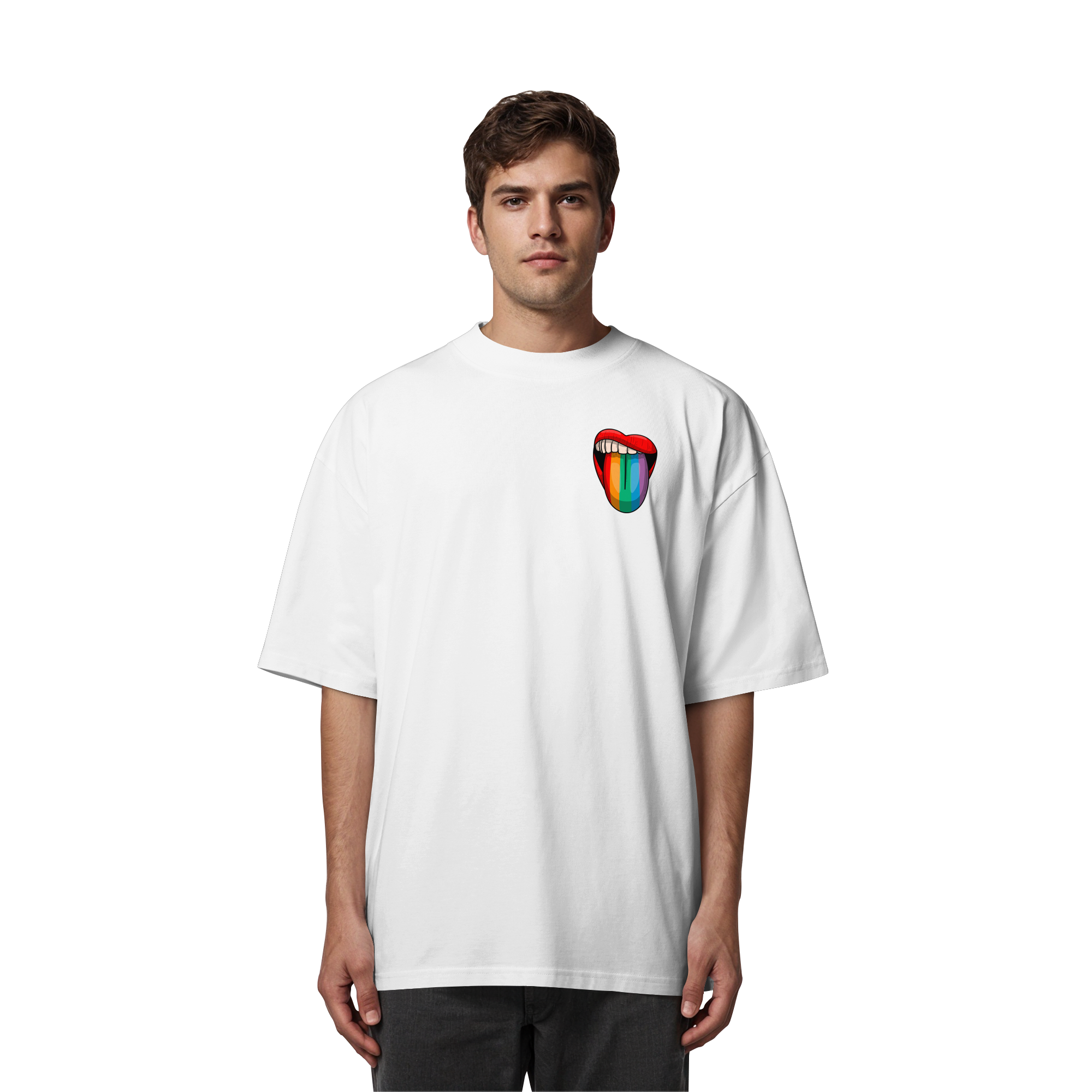 Speak Up or Shut Up Backprint - Organic Oversize Shirt