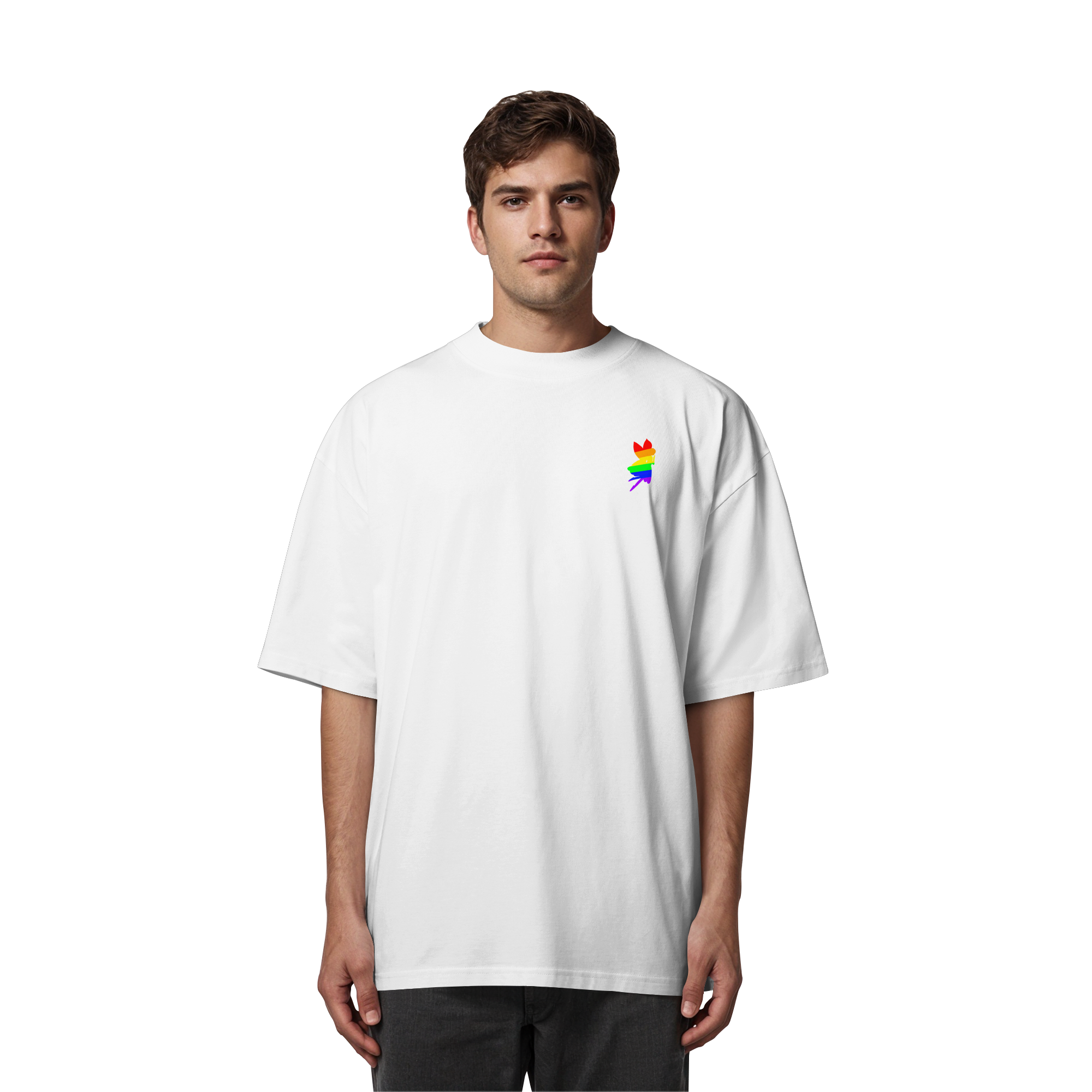 Regenbogen Fee - Organic Oversize Shirt
