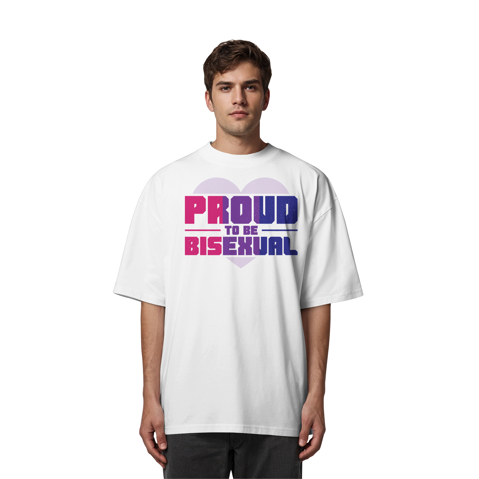 Proud to be Bisexual - Organic Oversize Shirt