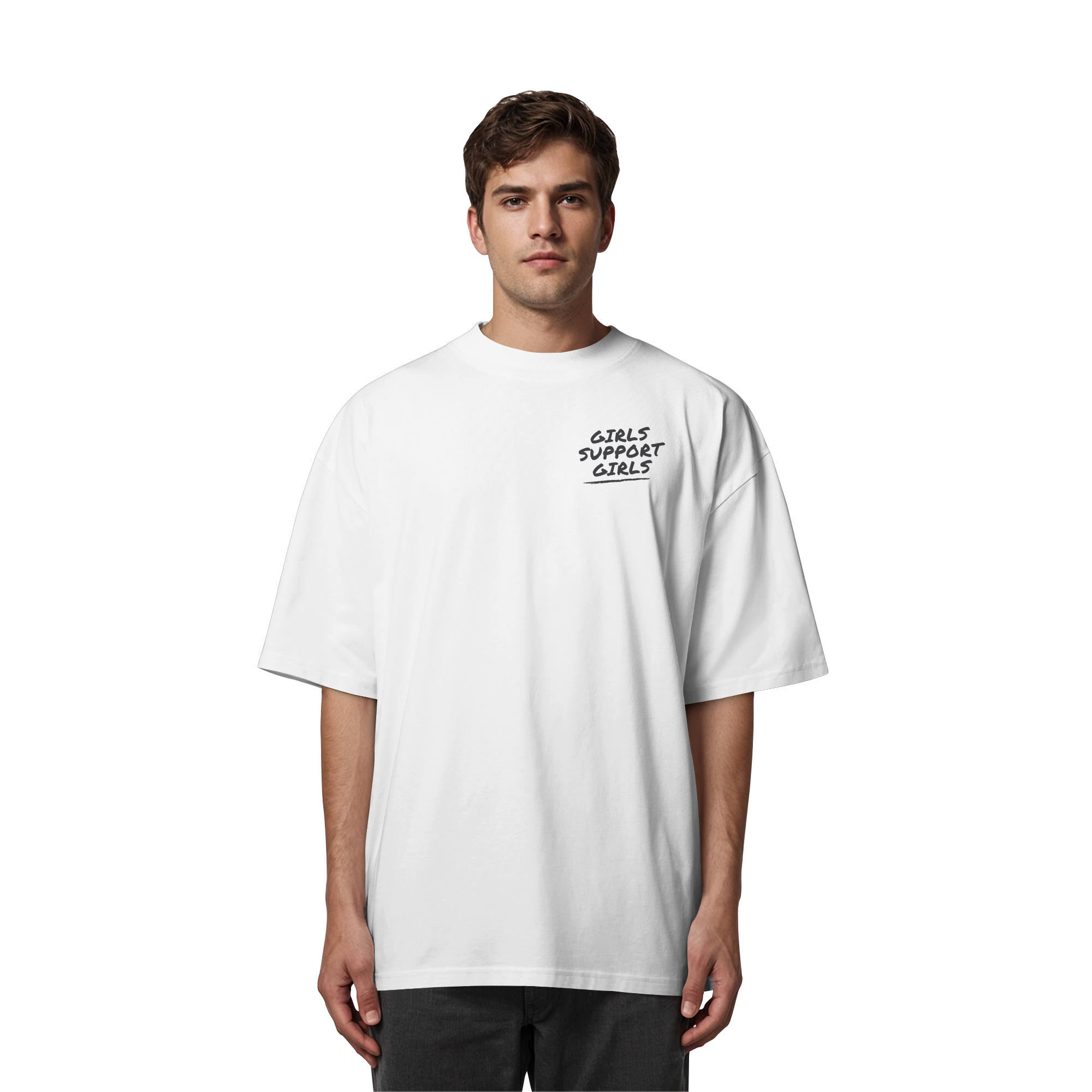 Girls Support Girls - Organic Oversize Shirt