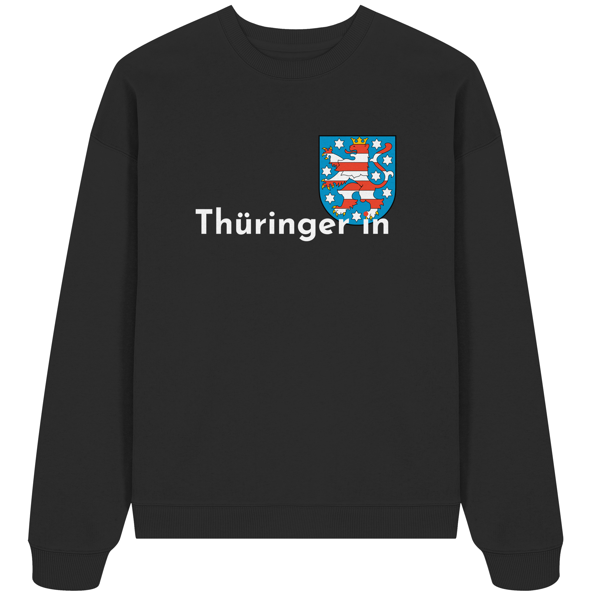 Thüringer*in "Wappen Edition" - Organic Oversize Sweatshirt