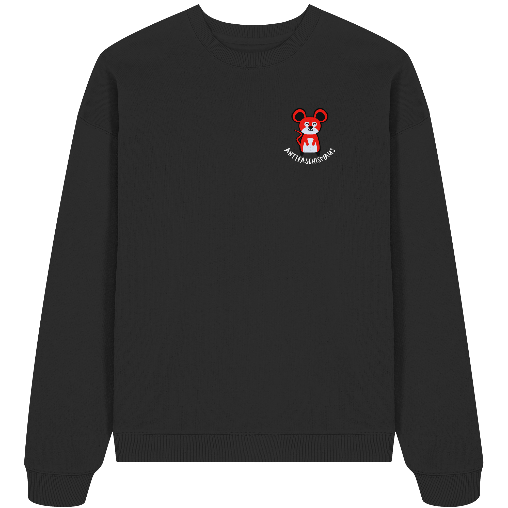 Antifaschismaus - Organic Oversize Sweatshirt