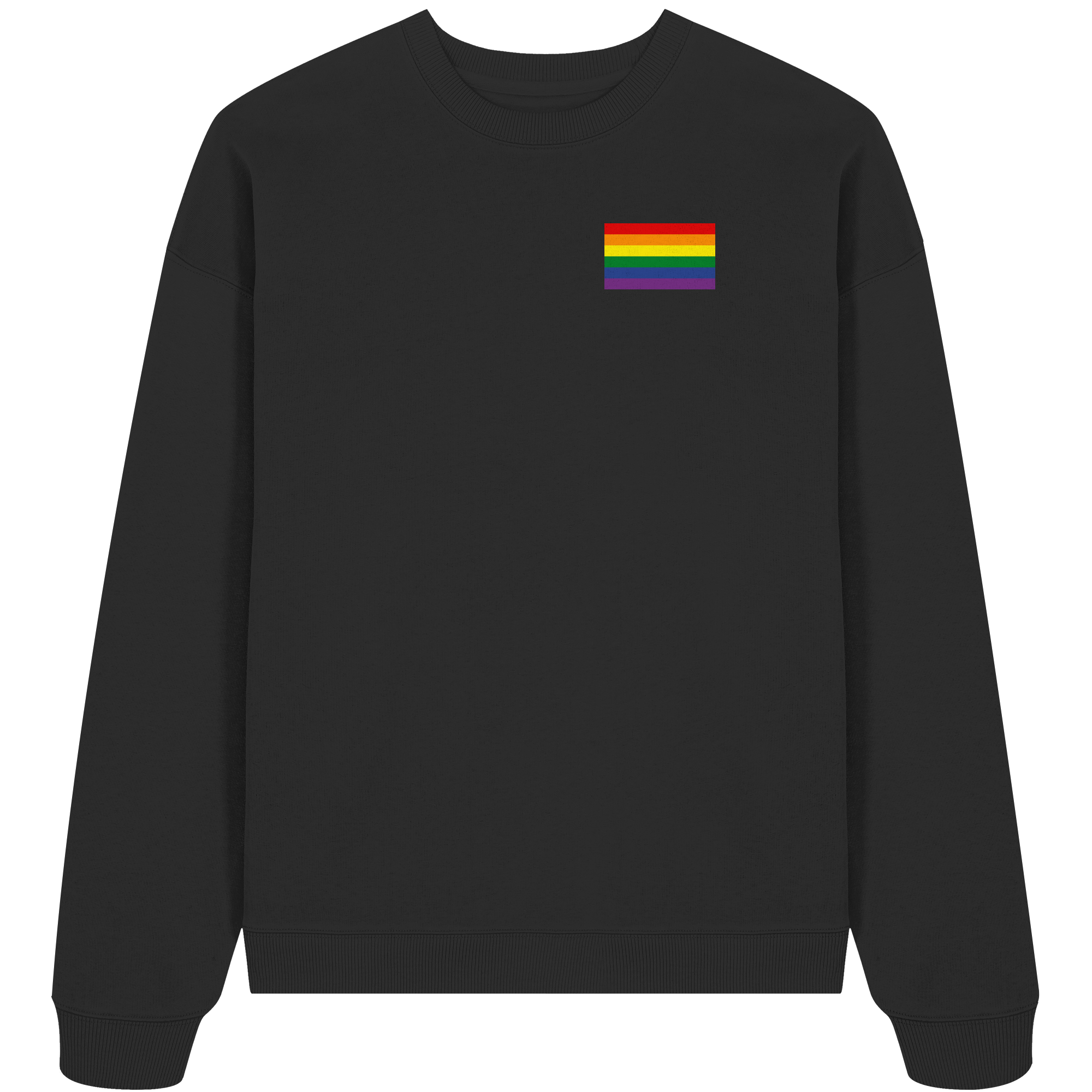 Regenbogen Pride Flag - Organic Oversize Sweatshirt