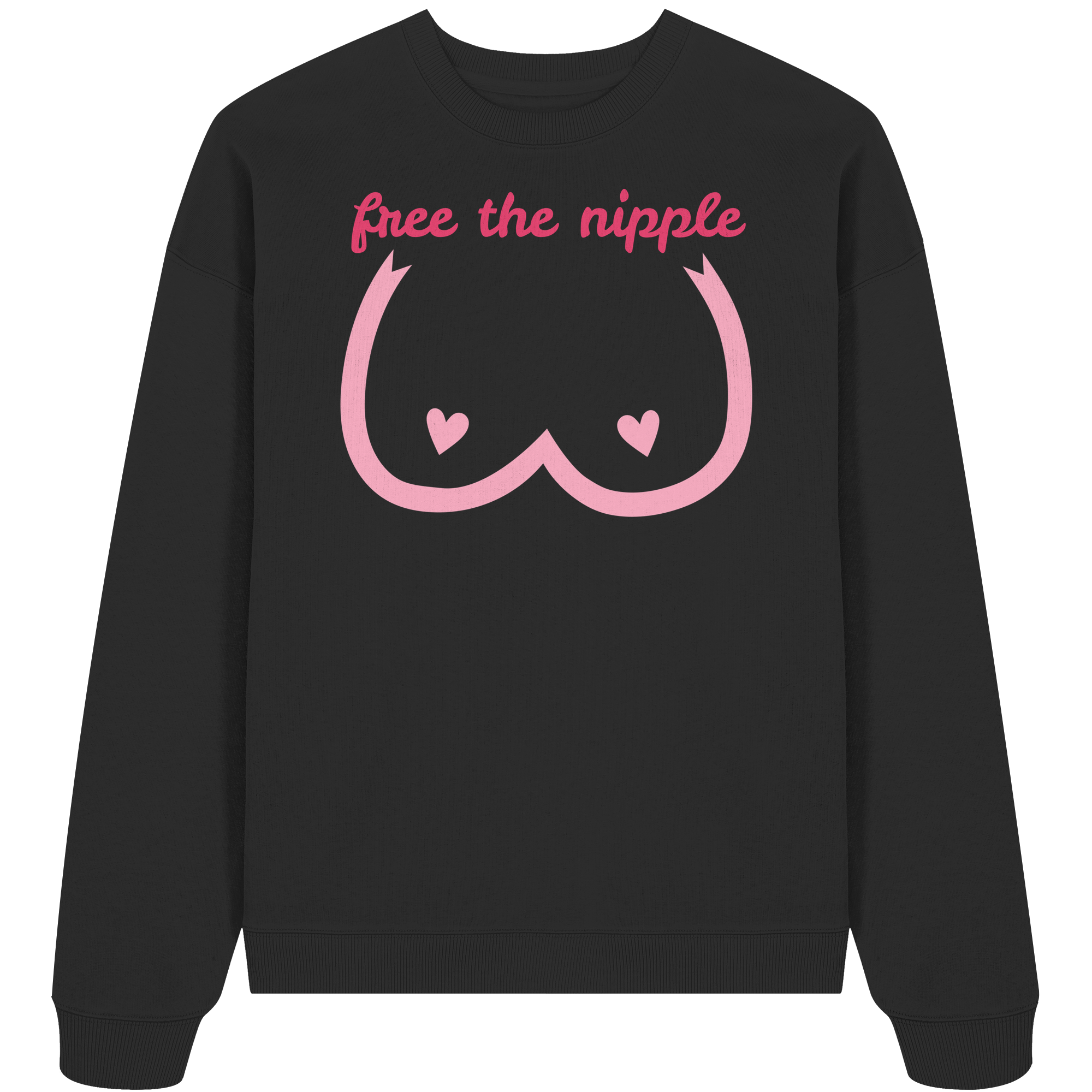 Free The Nipple - Organic Oversize Sweatshirt