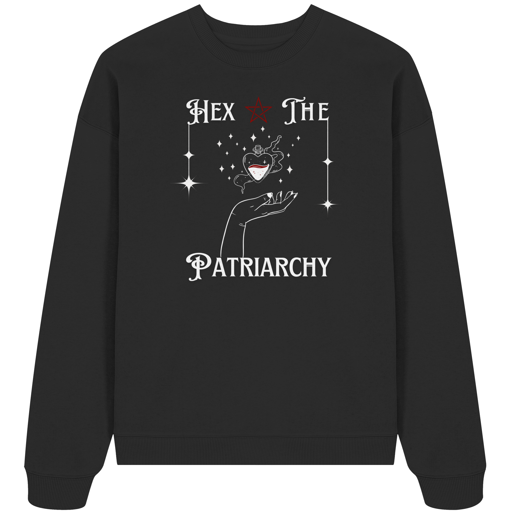 Hex the Patriarchy - Organic Oversize Sweatshirt