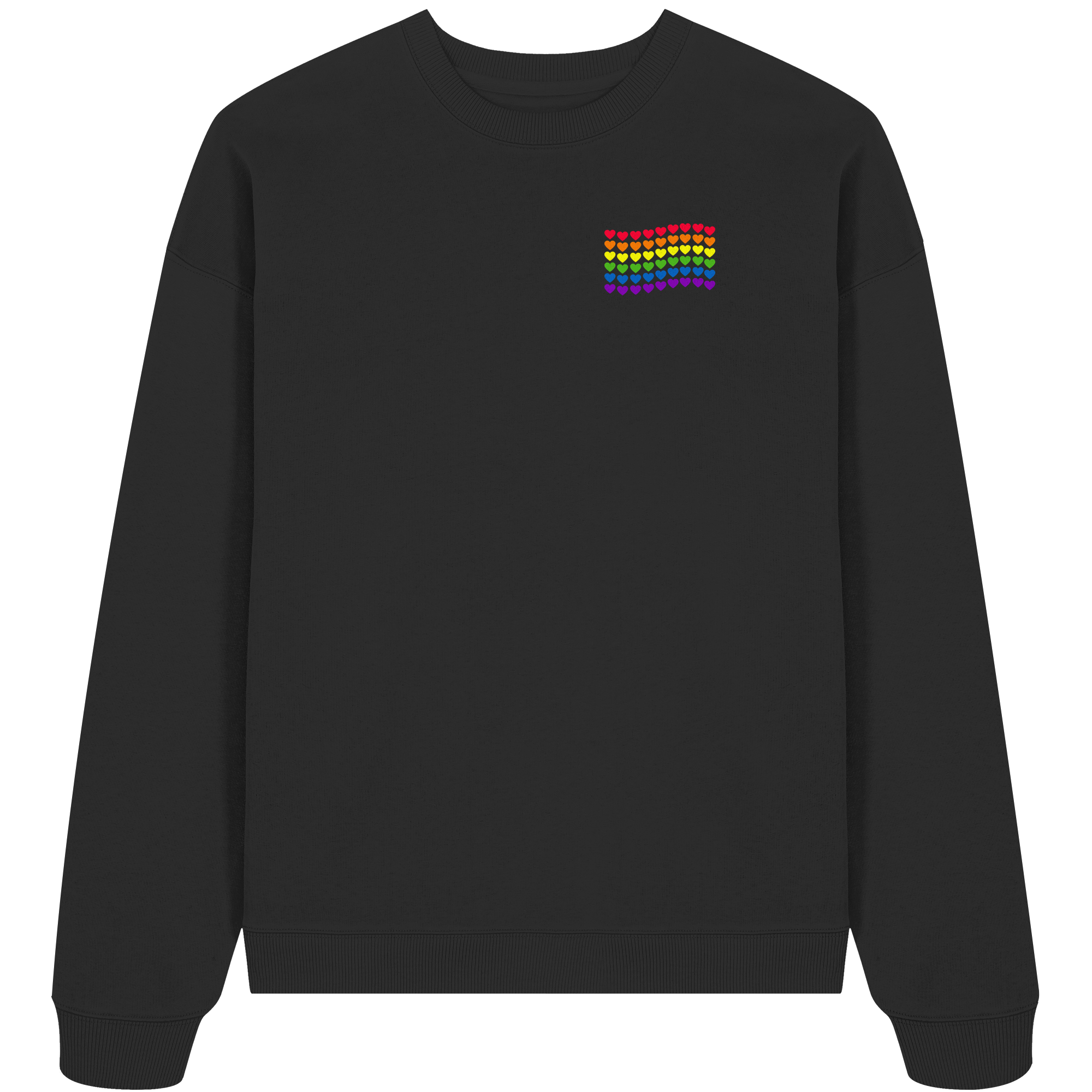 Herzenflagge - Organic Oversize Sweatshirt