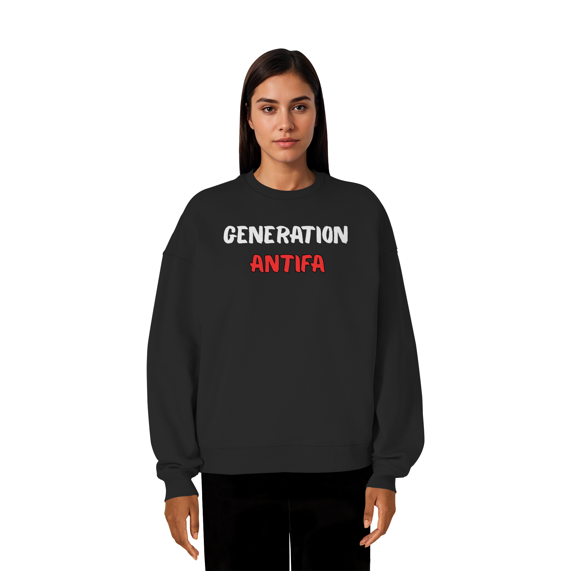 Generation Antifa - Organic Oversize Sweatshirt