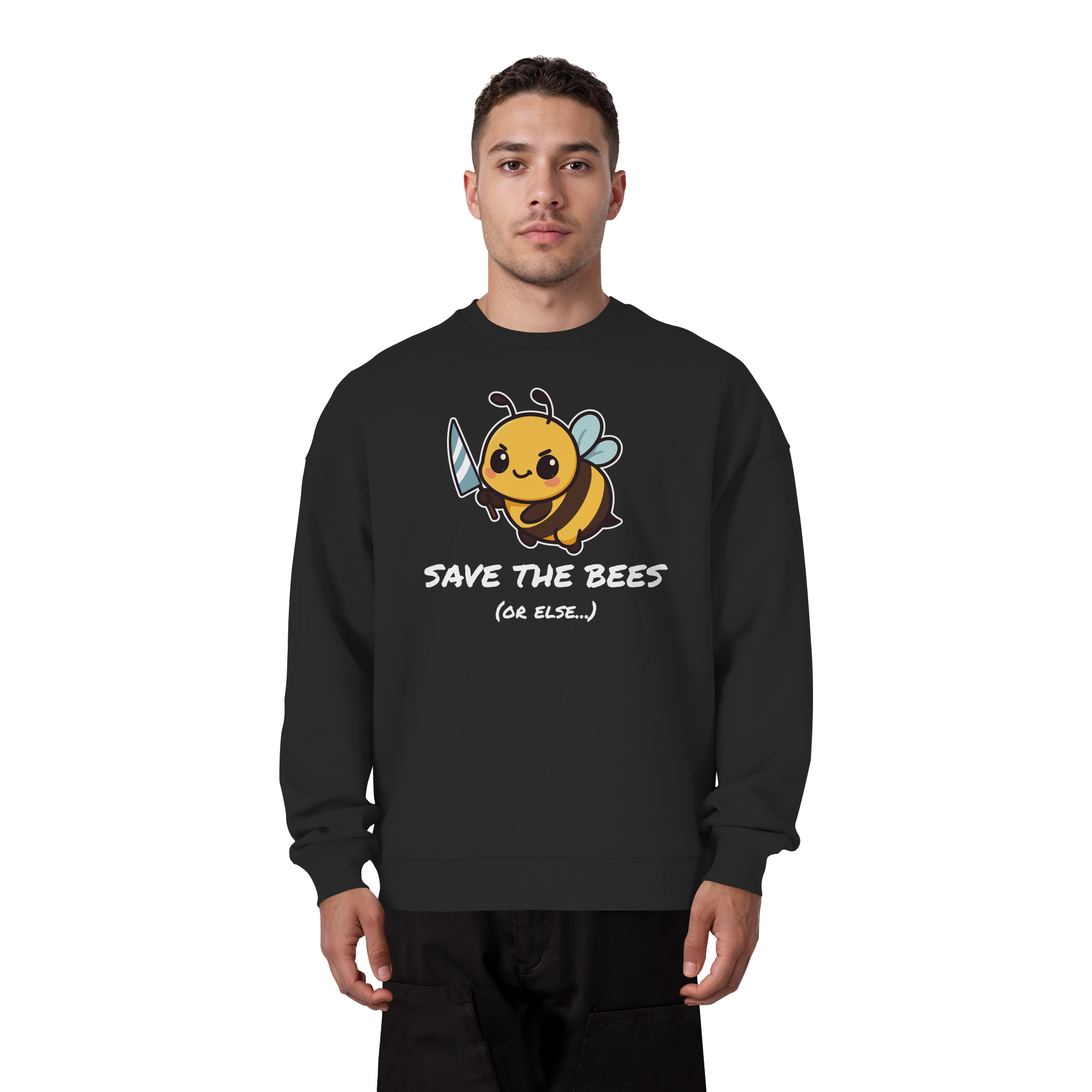 Save The Bees (or else...) - Organic Oversize Sweatshirt