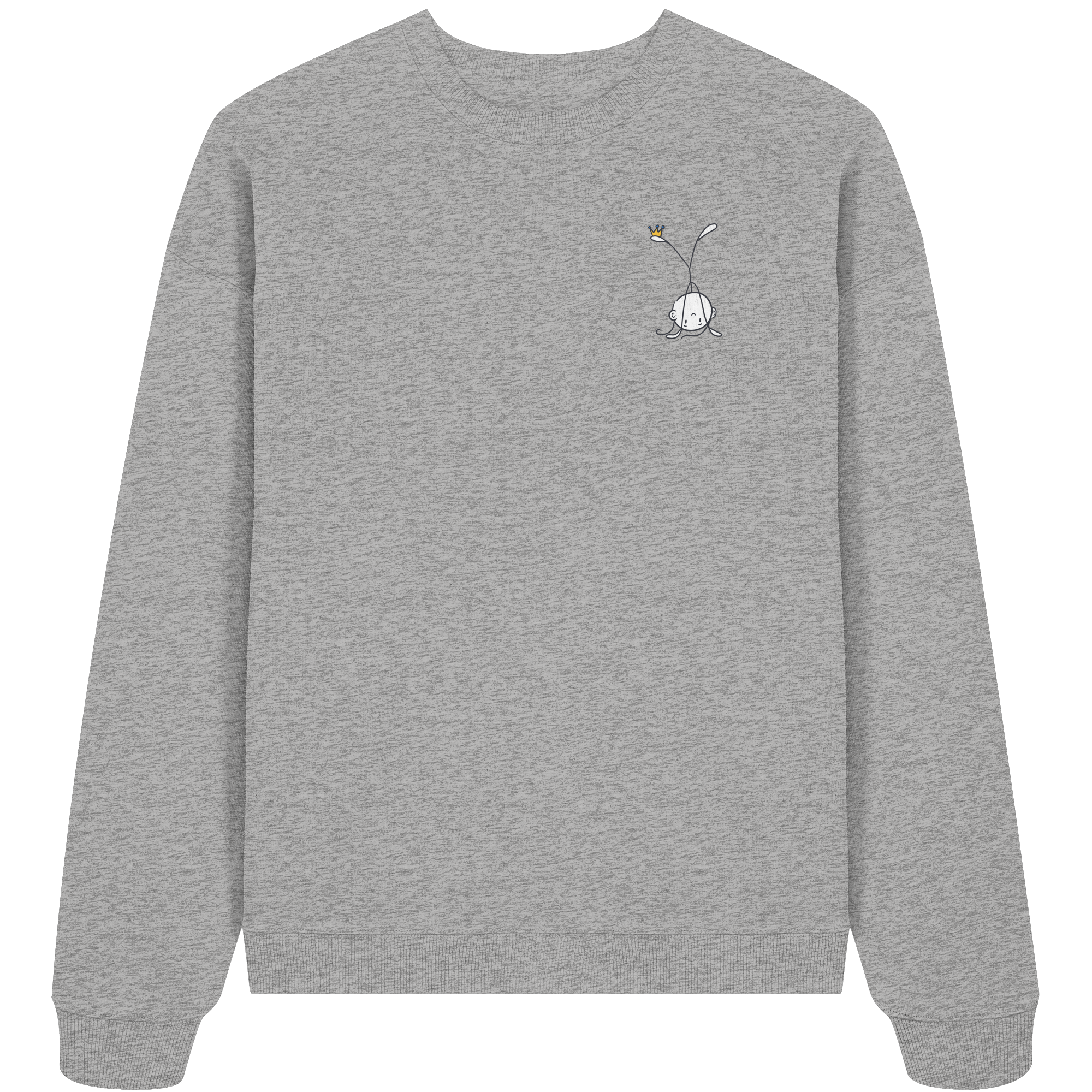 Mein Körper gehört mir "Schwarze Edition" Backprint - Organic Oversize Sweatshirt