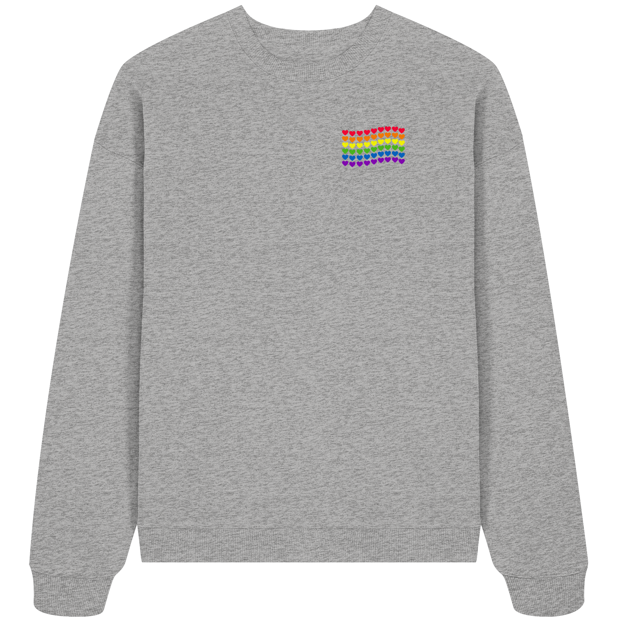 Herzenflagge - Organic Oversize Sweatshirt
