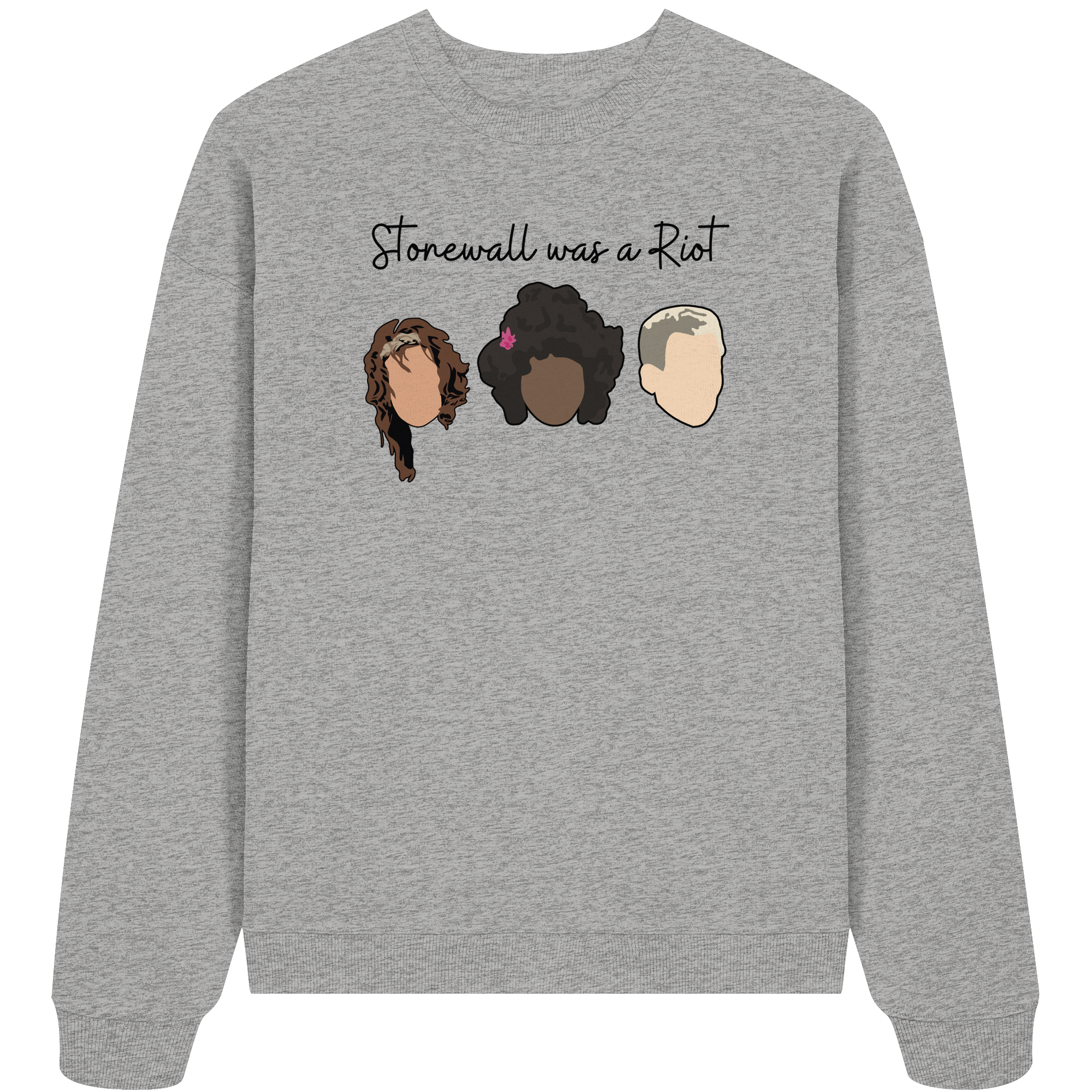 Stonewall was a Riot "Icons Edition" (hell) - Organic Oversize Sweatshirt