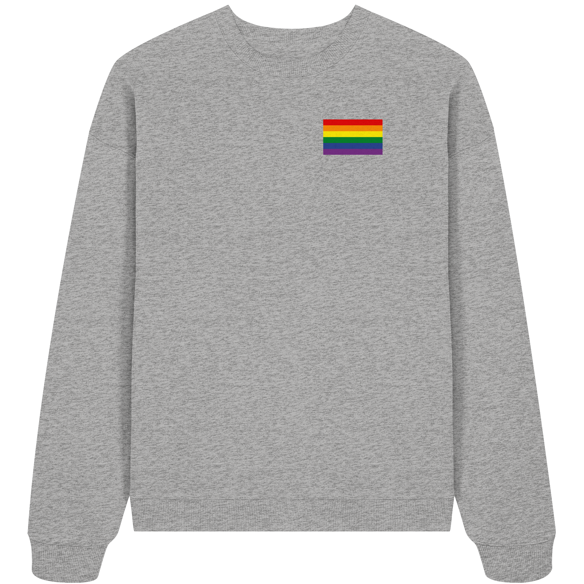 Regenbogen Pride Flag - Organic Oversize Sweatshirt
