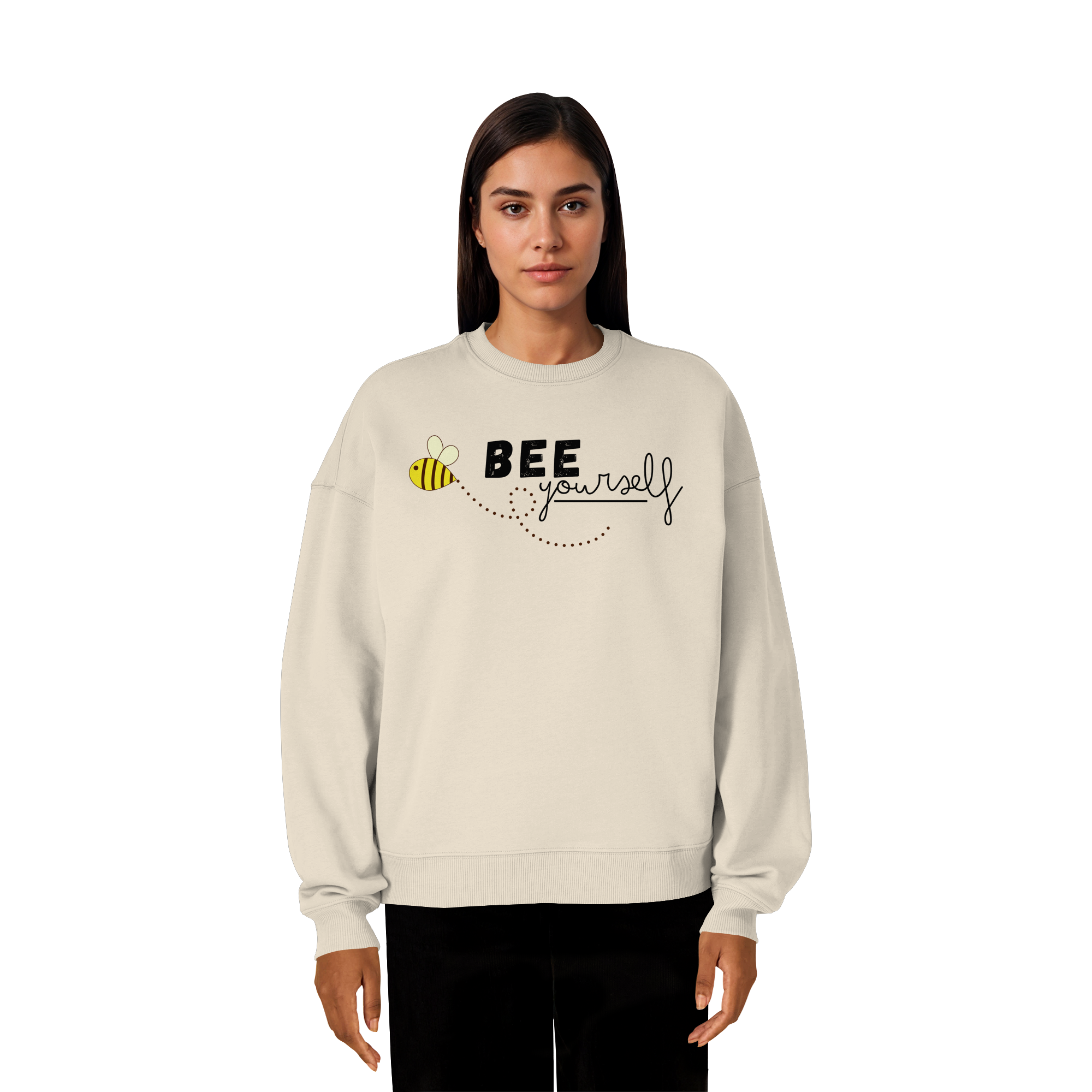 Bee yourself "Léon Edition" - Organic Oversize Sweatshirt