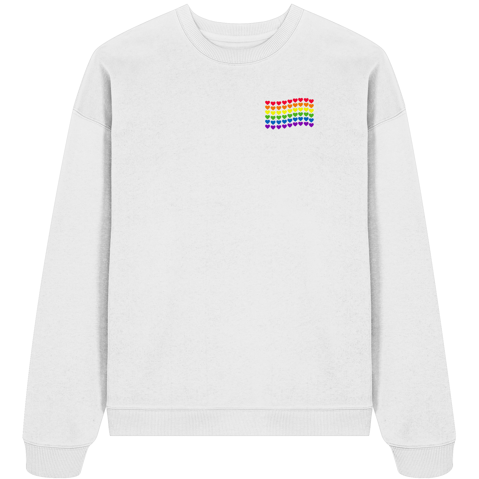 Herzenflagge - Organic Oversize Sweatshirt
