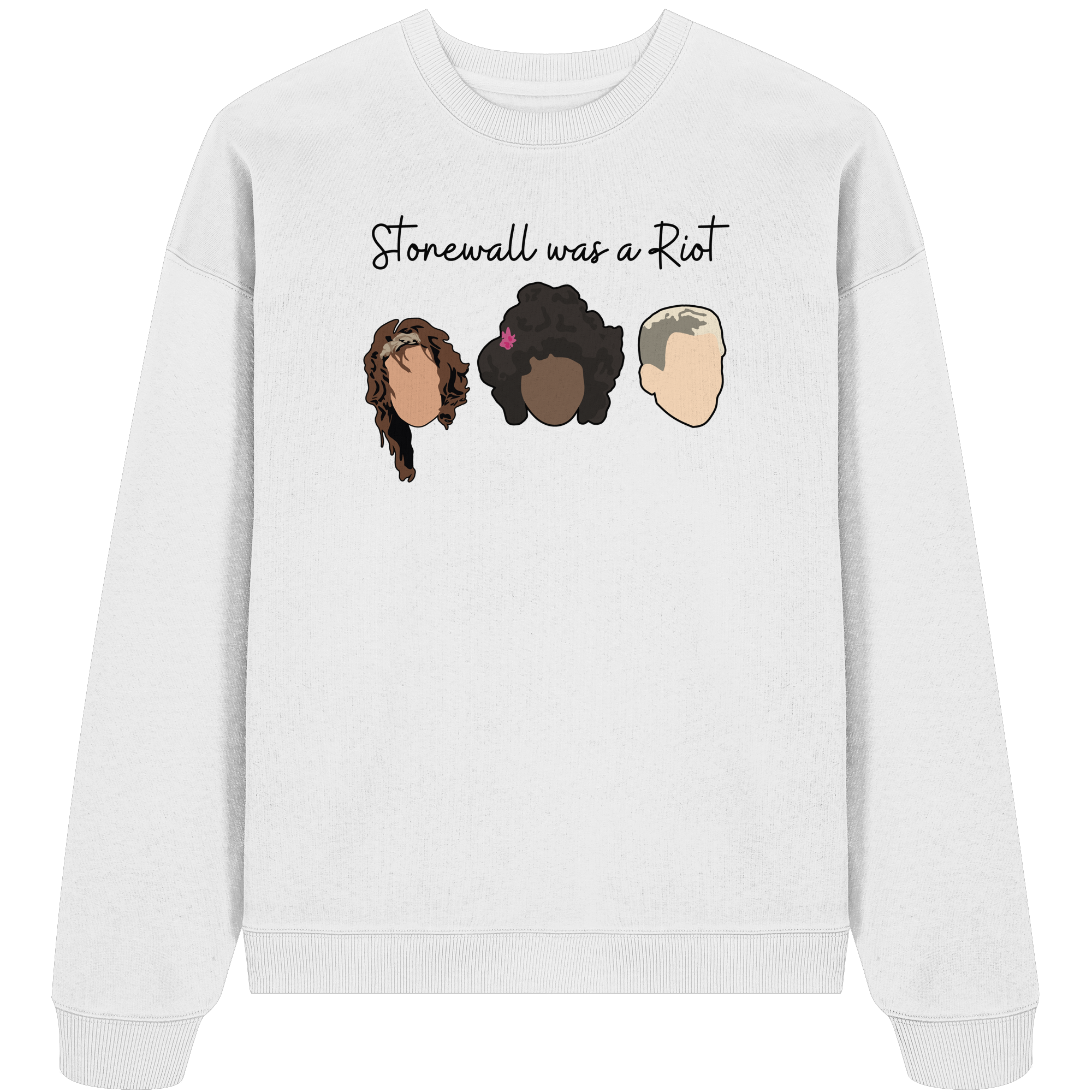 Stonewall was a Riot "Icons Edition" (hell) - Organic Oversize Sweatshirt