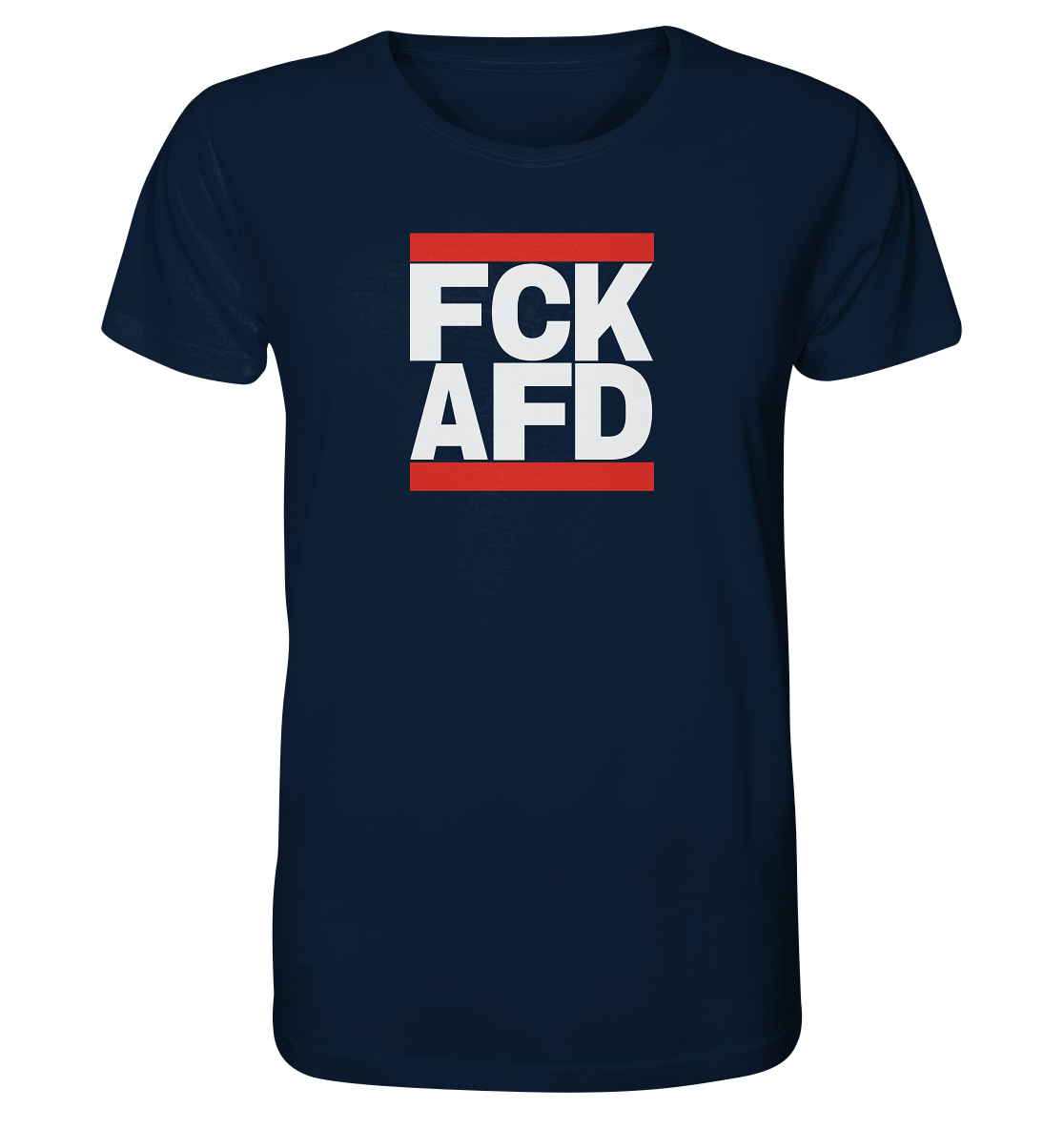 FCK AFD (weiße Schrift) - Organic Shirt