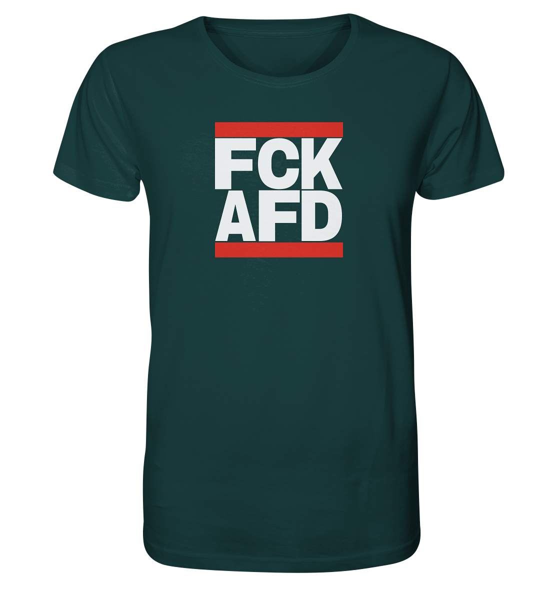 FCK AFD (weiße Schrift) - Organic Shirt