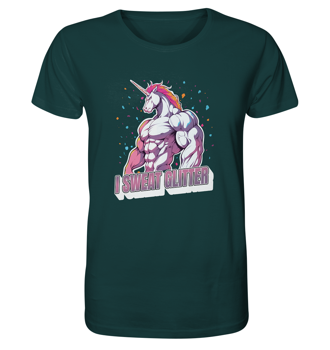 I sweat Glitter - Organic Shirt