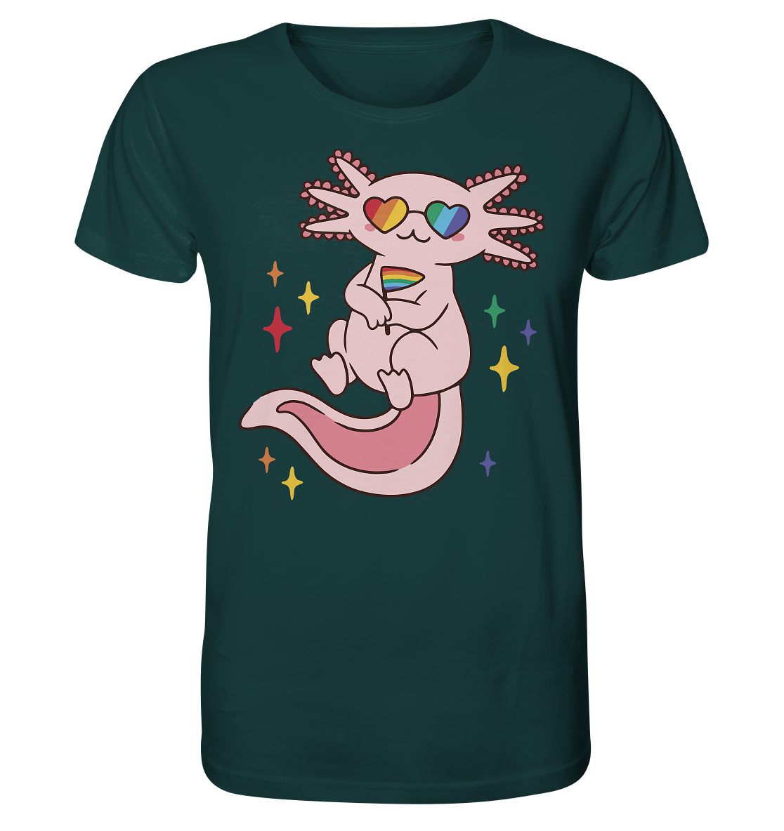 Big Pride Axolotl - Organic Shirt