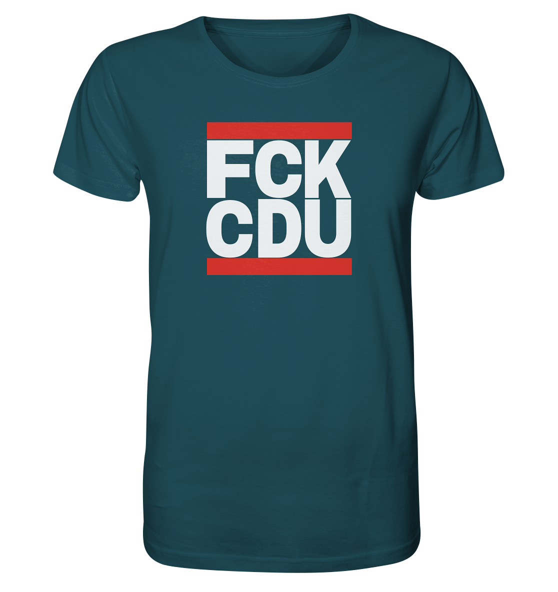 FCK CDU (weiße Schrift) - Organic Shirt