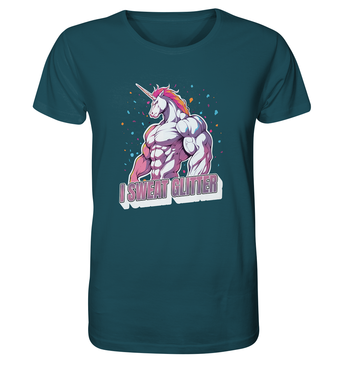 I sweat Glitter - Organic Shirt
