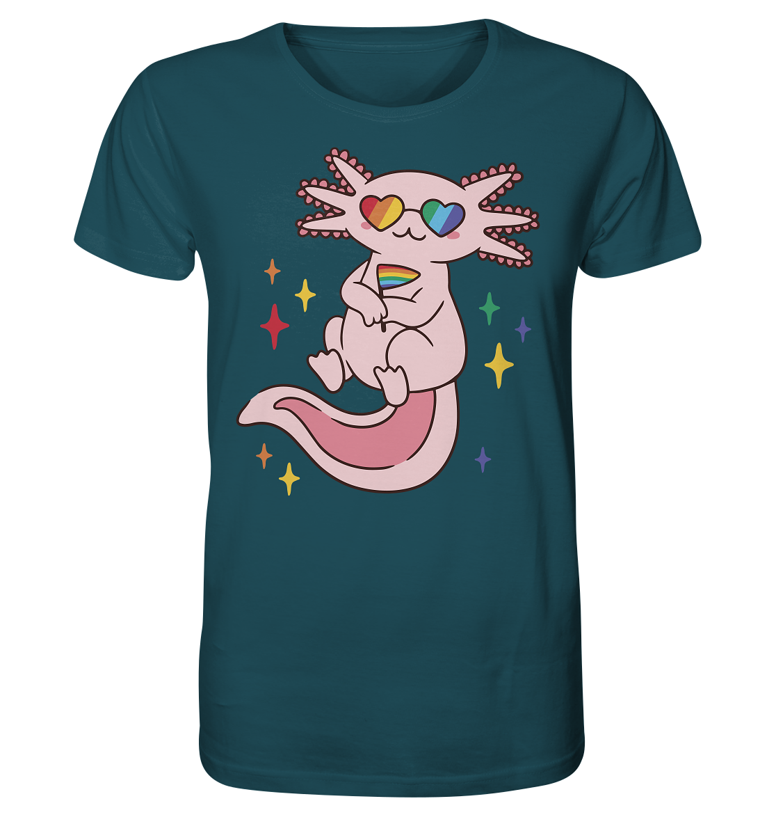 Big Pride Axolotl - Organic Shirt