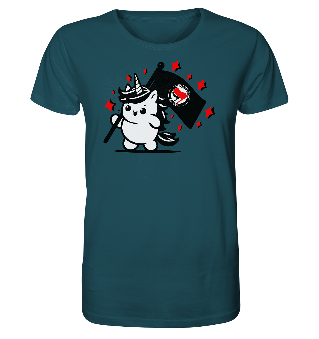 Einhorn Antifa - Organic Shirt