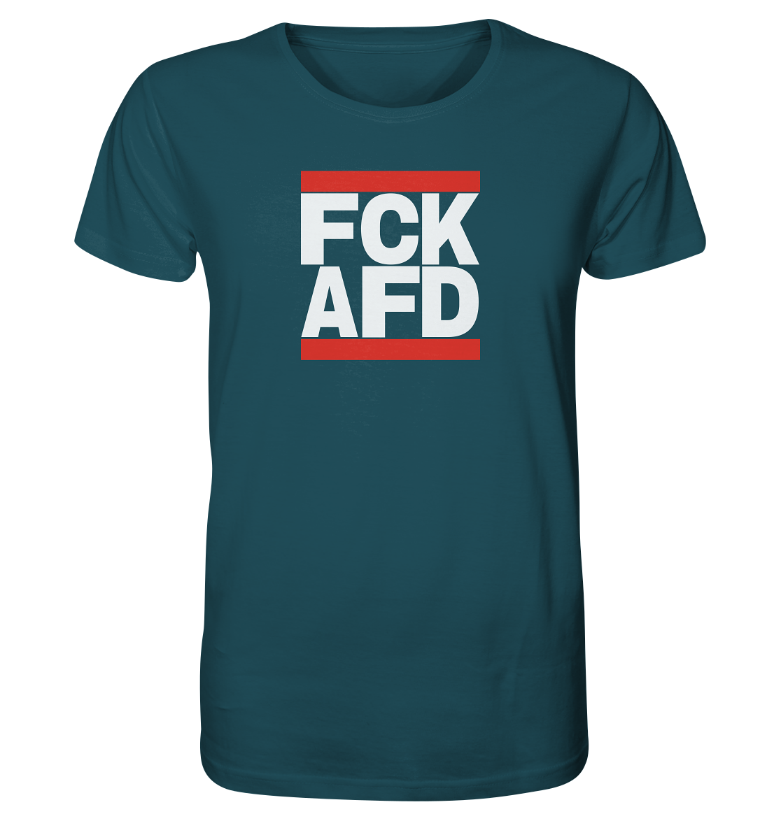 FCK AFD (weiße Schrift) - Organic Shirt