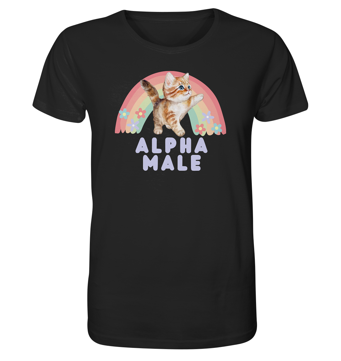 Alpha Male "Rainbow Roar Edition" - Organic Shirt