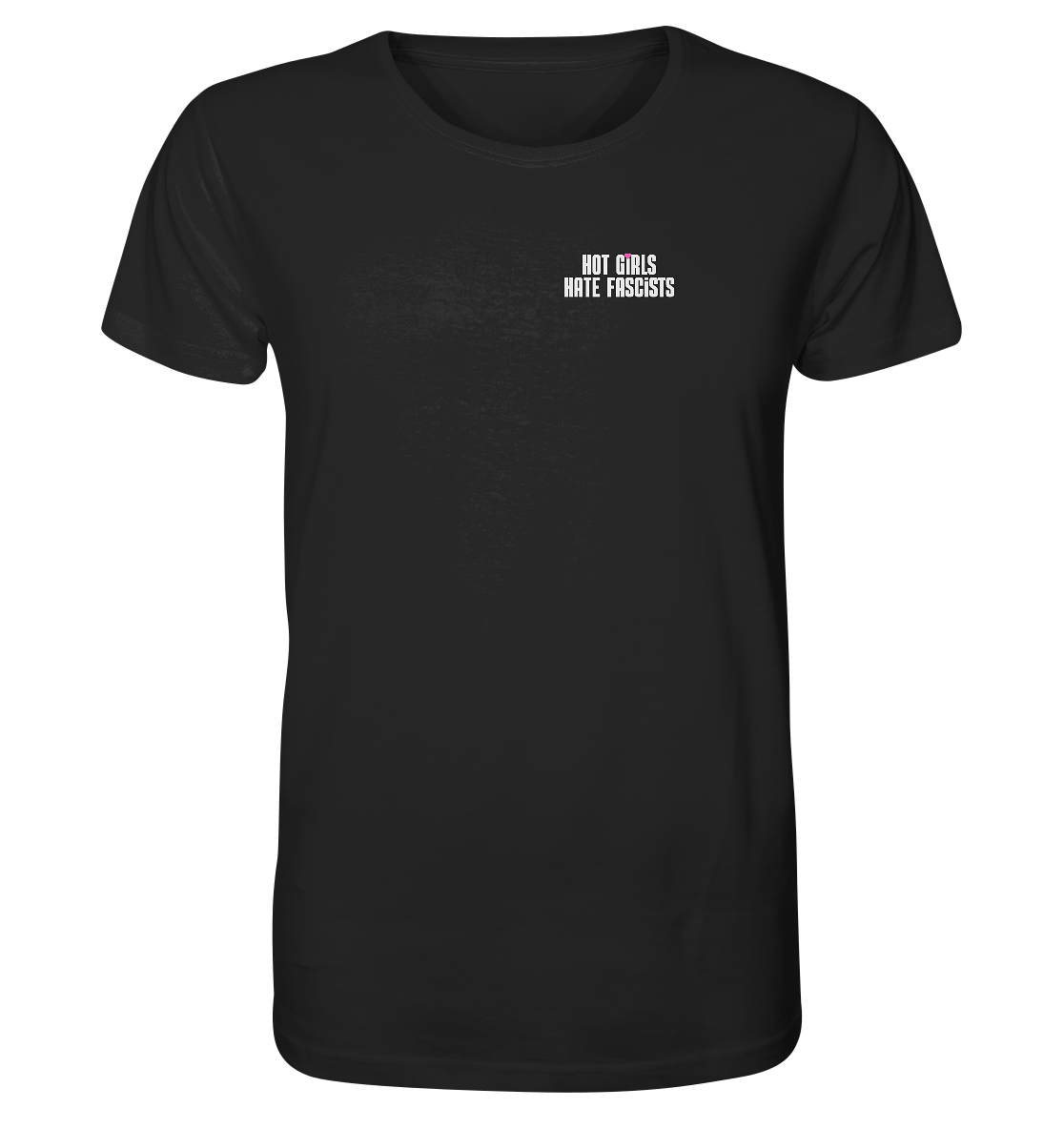 Hot Girls Hate Fascists (dunkel) - Organic Shirt