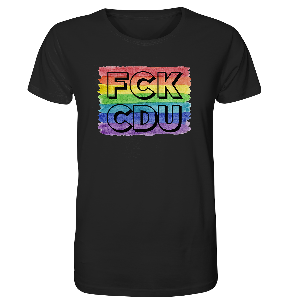 FCK CDU "Rainbow Resistance Edition" - Organic Shirt