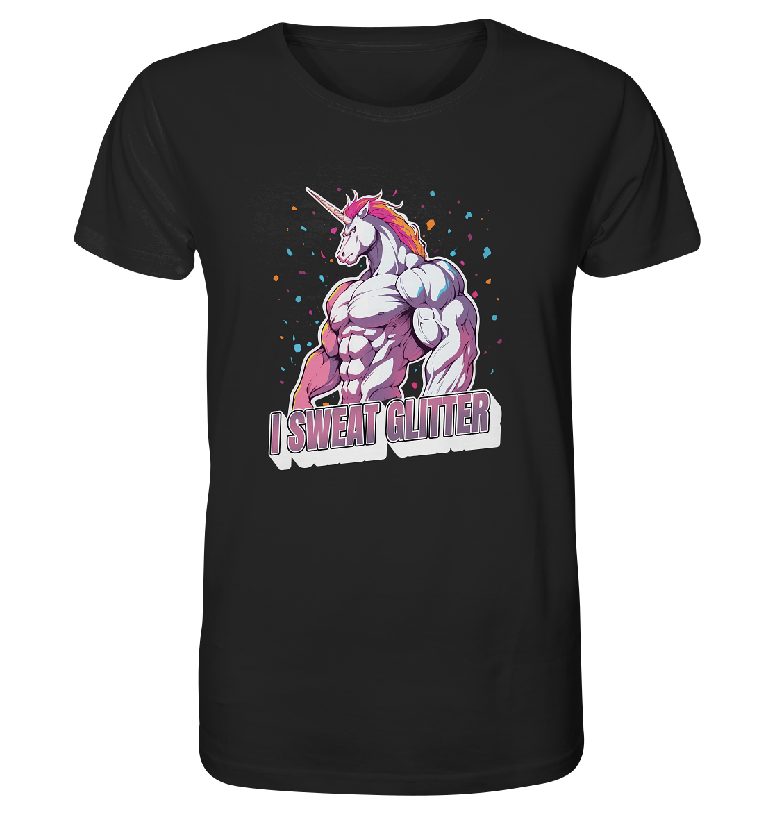 I sweat Glitter - Organic Shirt