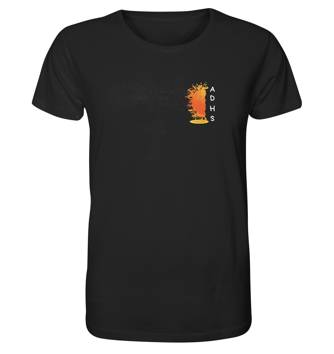 ADHS Authentisch Dynamisch Humorvoll Stark Backprint - Organic Shirt