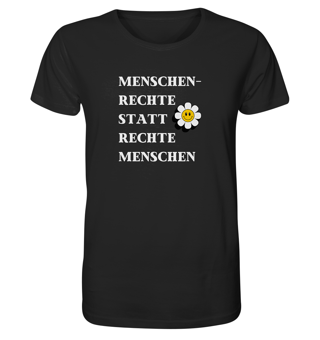 Menschenrechte statt rechte Menschen - Organic Shirt
