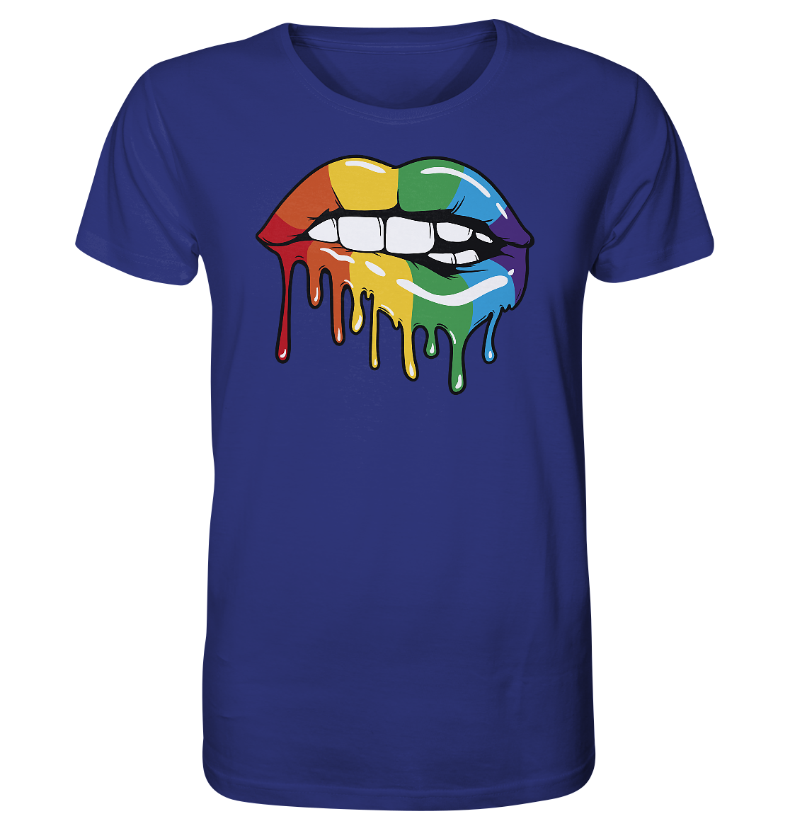 Regenbogen Lippen - Organic Shirt