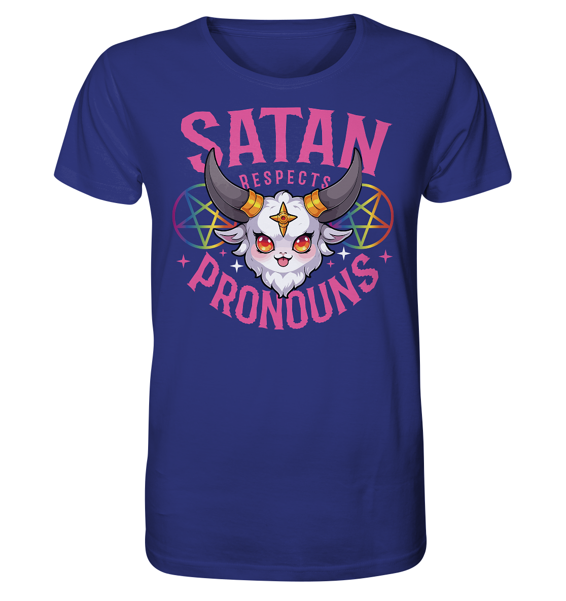 Satan Respects Pronouns - Organic Shirt
