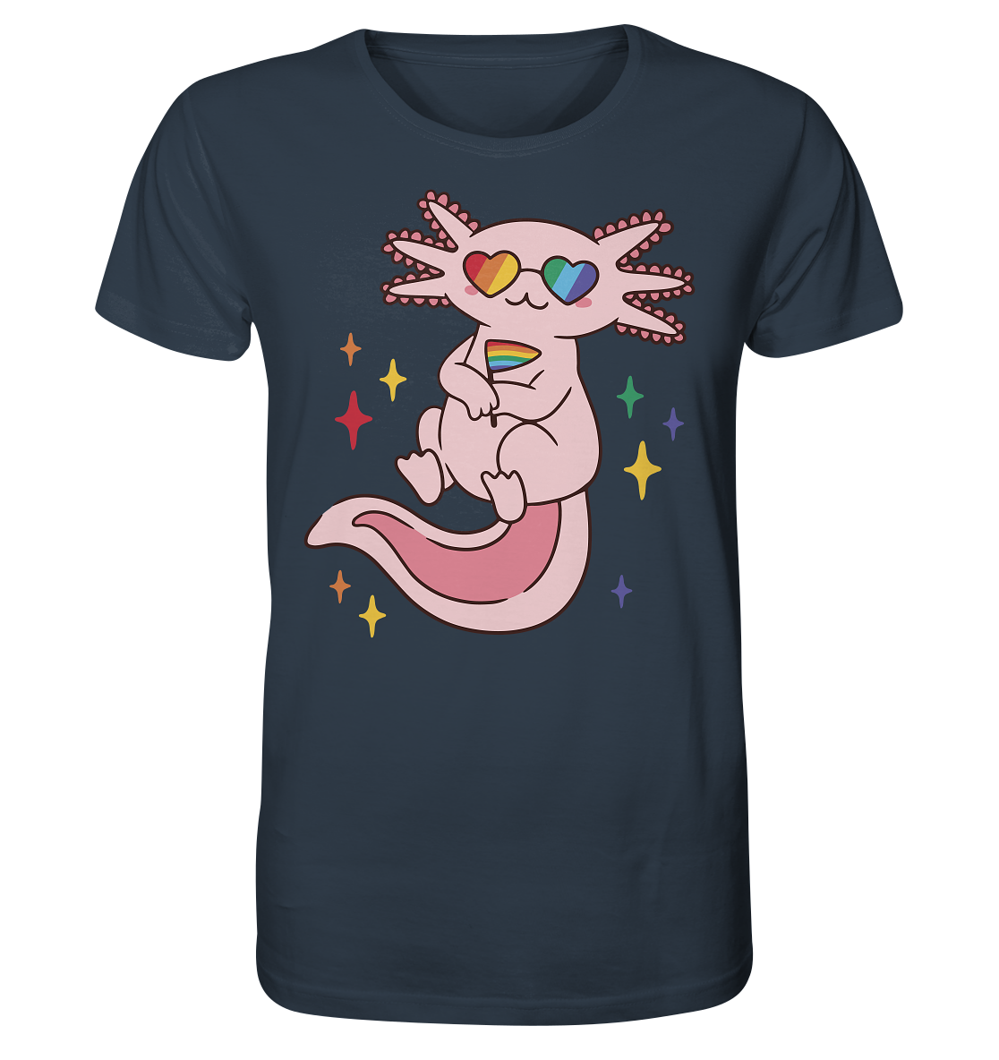 Big Pride Axolotl - Organic Shirt