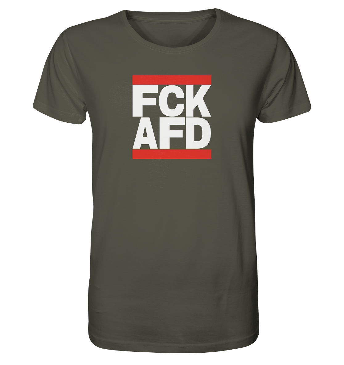 FCK AFD (weiße Schrift) - Organic Shirt