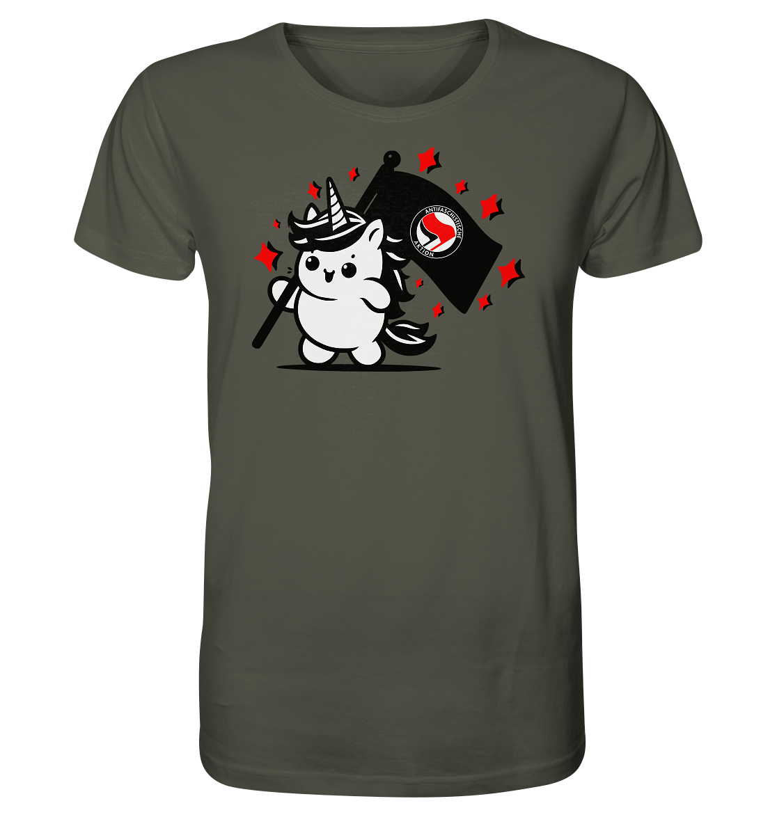 Einhorn Antifa - Organic Shirt