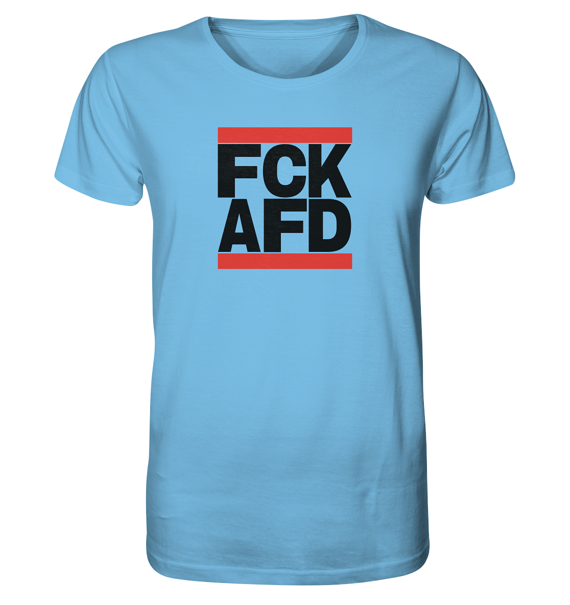 FCK AFD (schwarze Schrift) - Organic Shirt