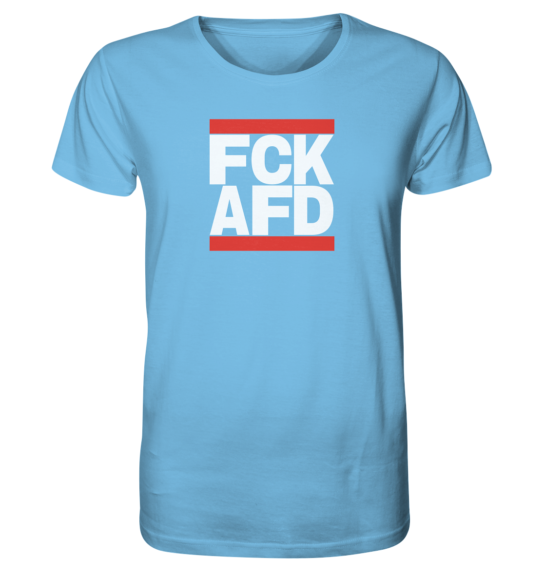 FCK AFD (weiße Schrift) - Organic Shirt