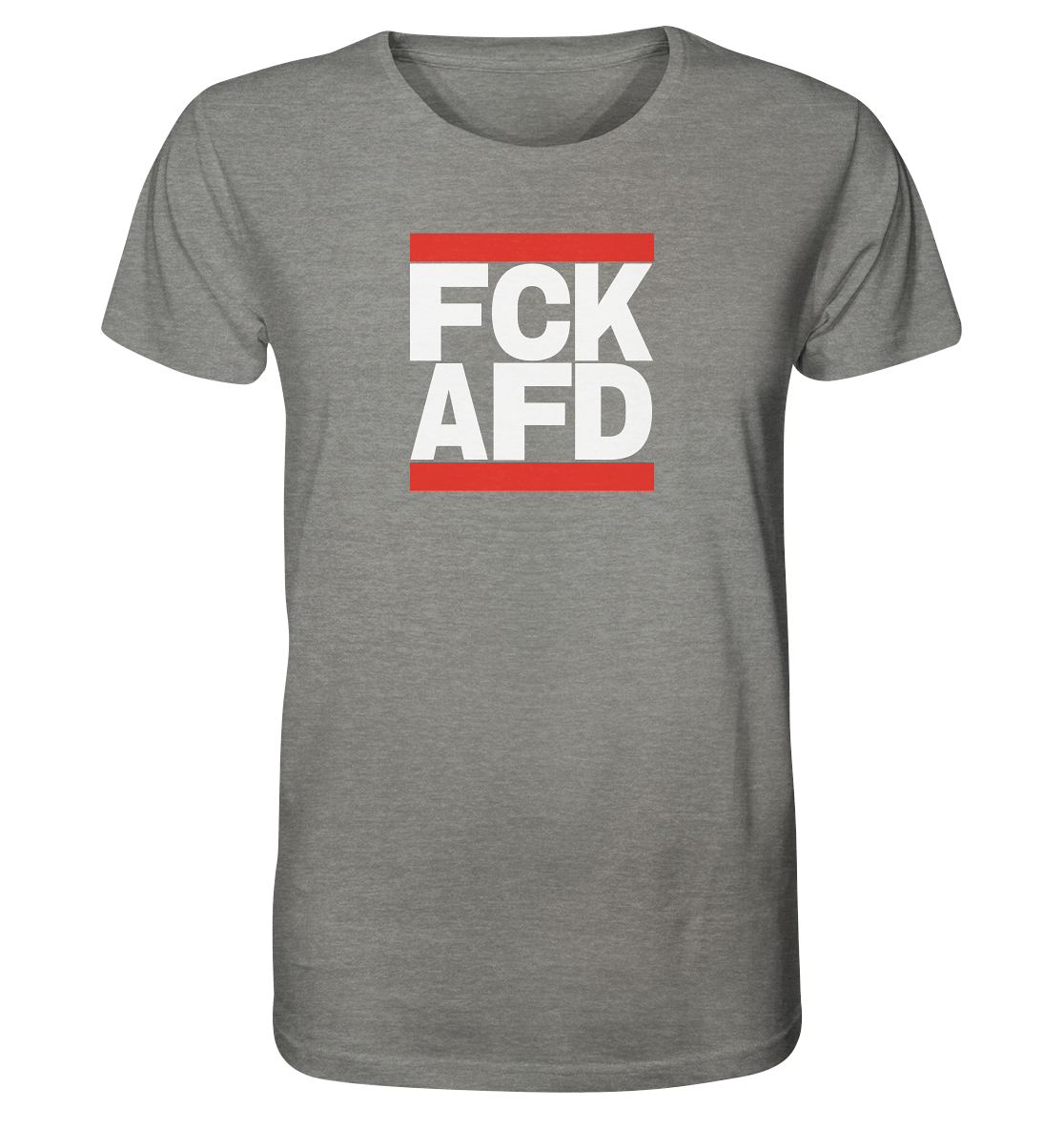 FCK AFD (weiße Schrift) - Organic Shirt