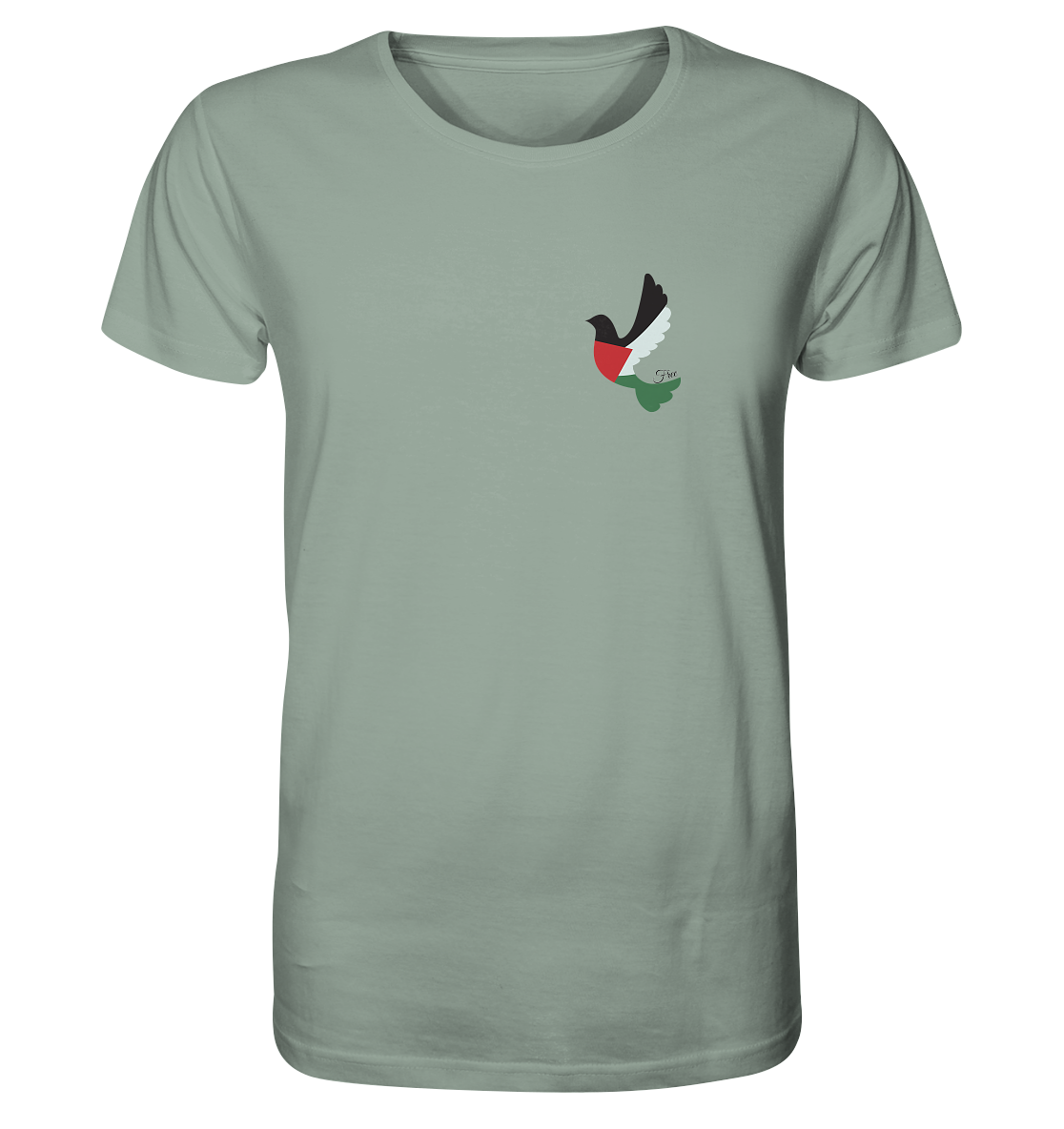 Free Palestine "Unbroken Wings Edition" - Organic Shirt