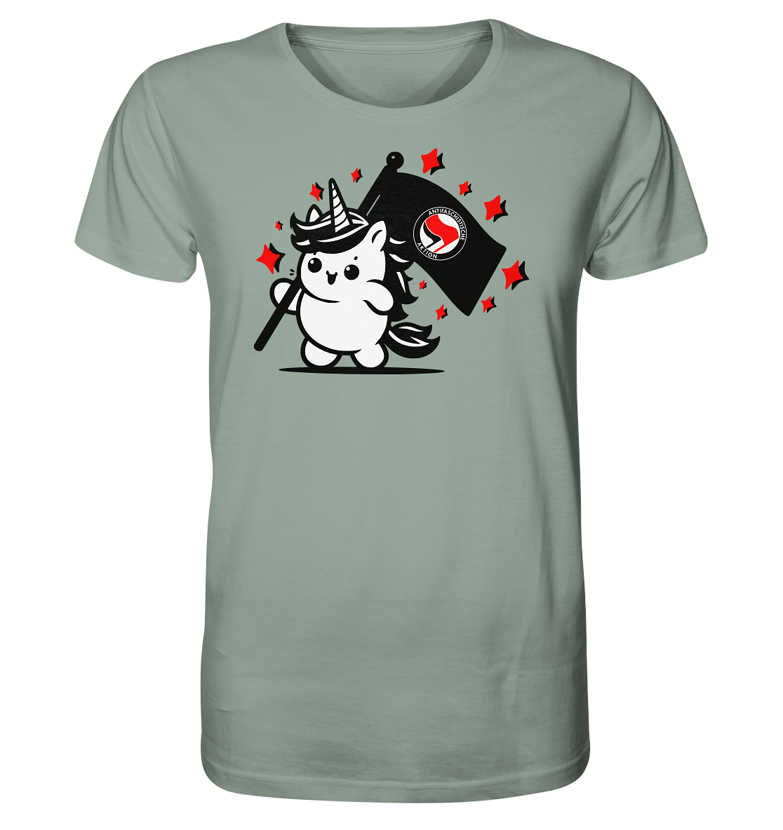 Einhorn Antifa - Organic Shirt