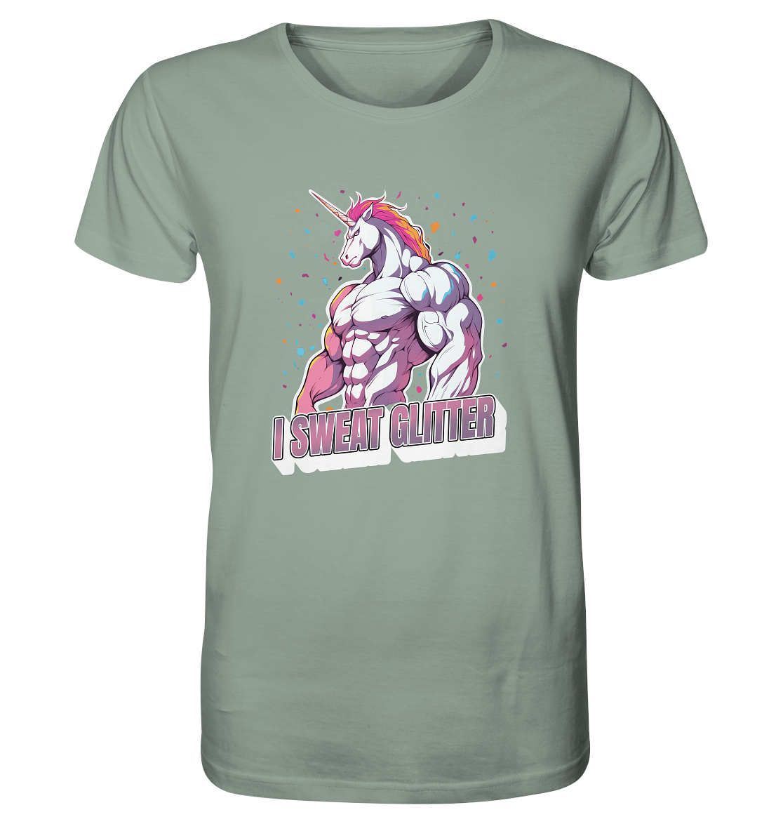 I sweat Glitter - Organic Shirt