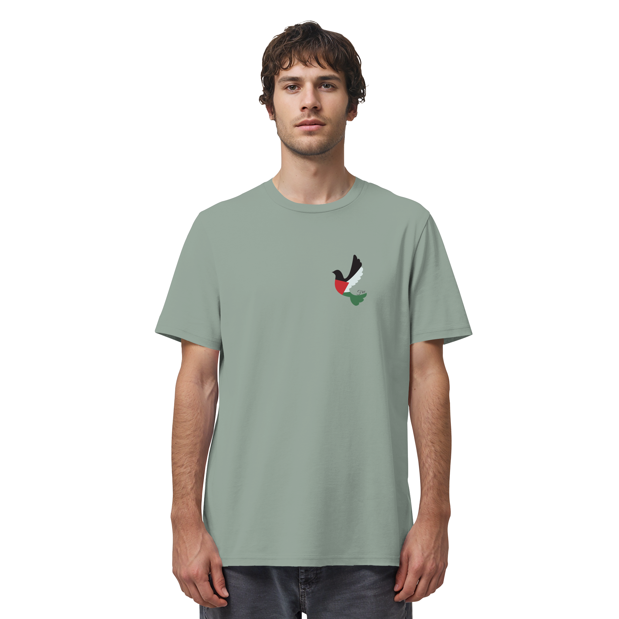 Free Palestine "Unbroken Wings Edition" - Organic Shirt