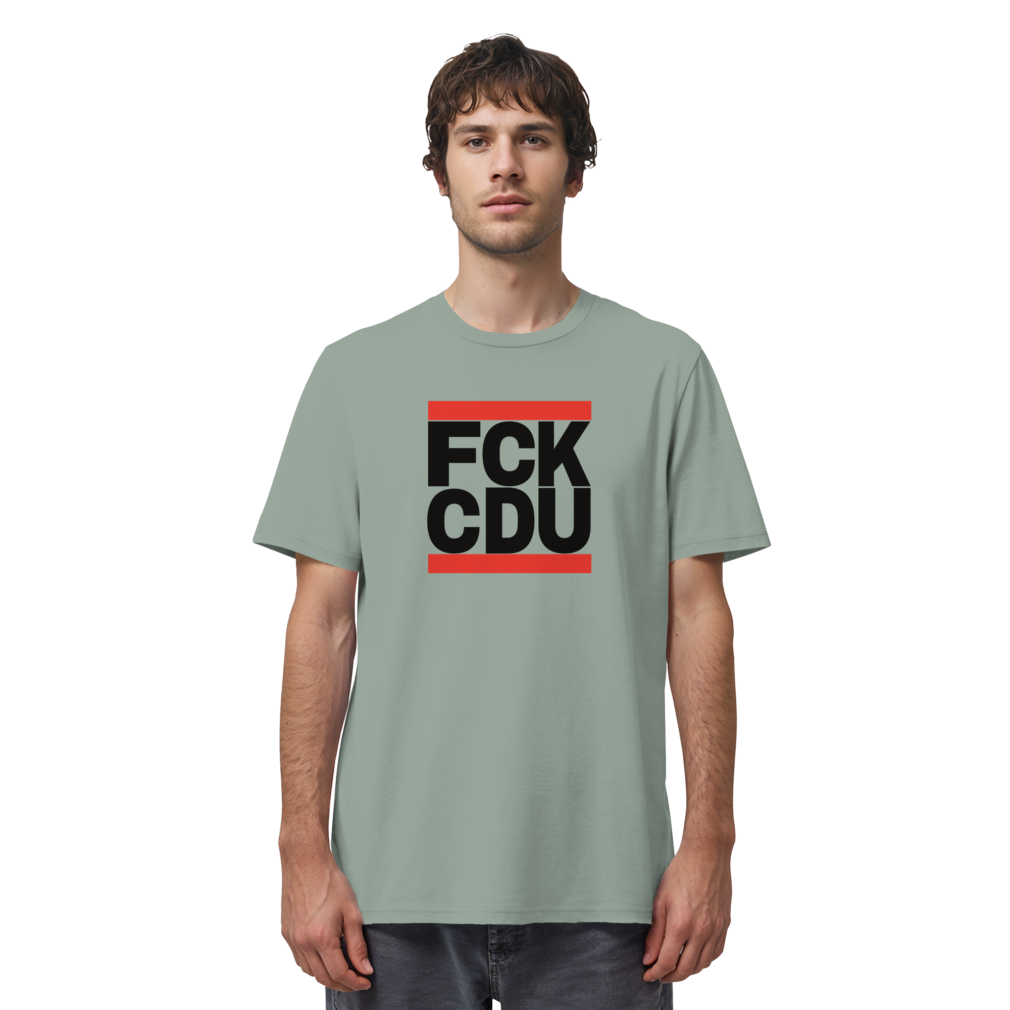 FCK CDU (schwarze Schrift) - Organic Shirt