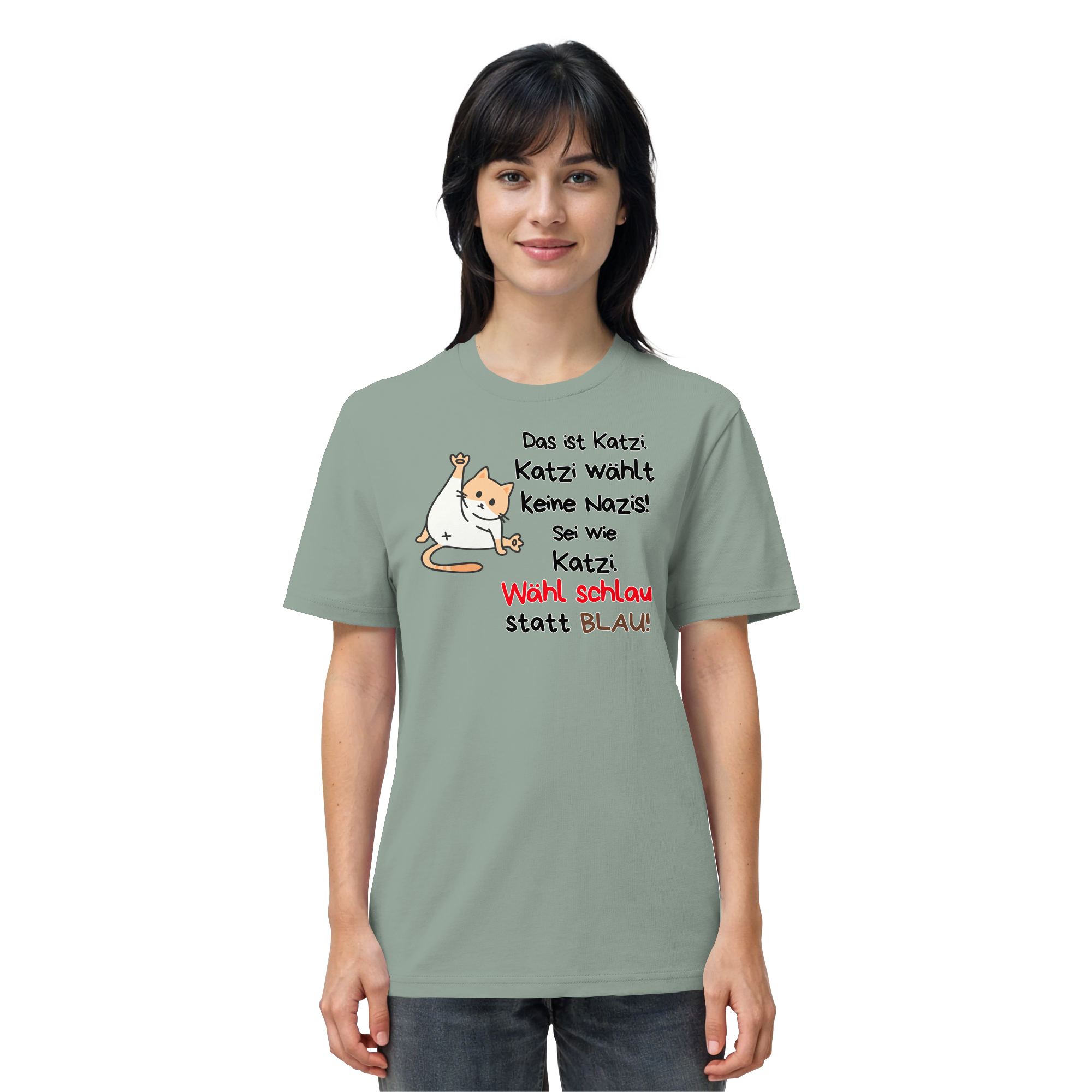 Katzi wählt keine Nazis! - Organic Shirt
