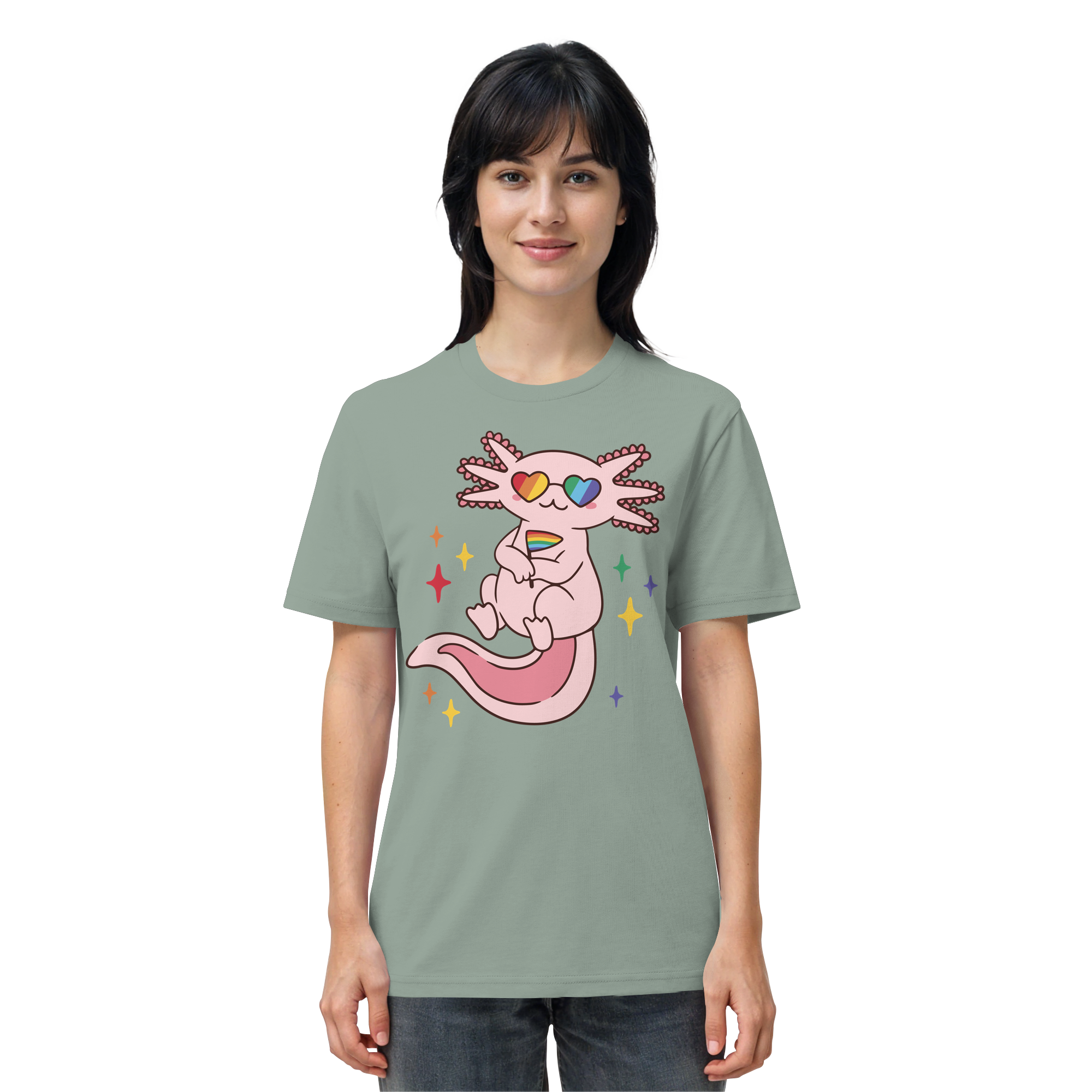 Big Pride Axolotl - Organic Shirt